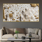 Peaceful Sacred Cows 3D Canvas Wall Painting
