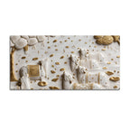 Peaceful Sacred Cows 3D Canvas Wall Painting