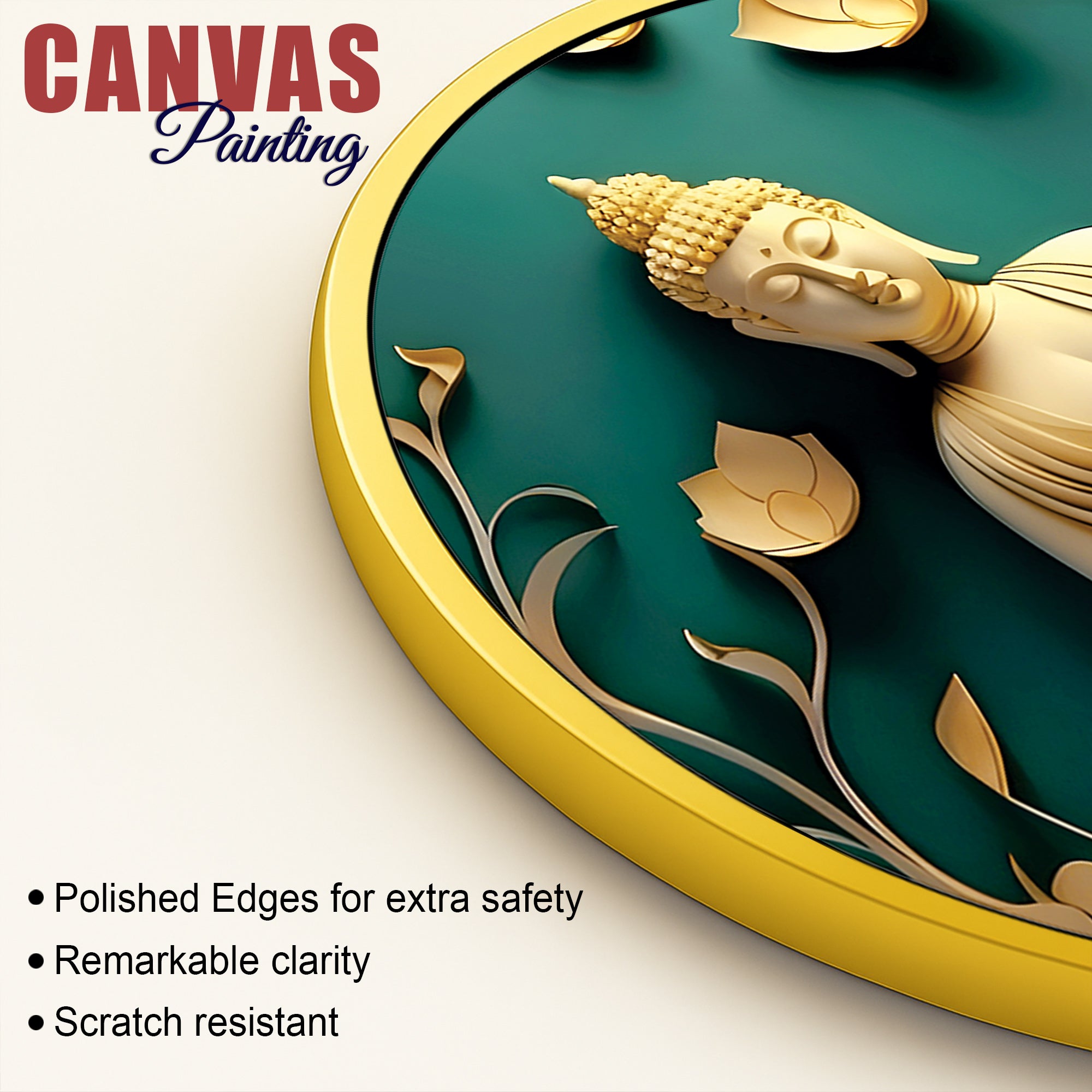 Peaceful Spiritual Buddha Home Décor Painting