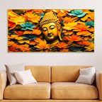 Peaceful & Spiritual  Buddha Wall Painting for Home Décor