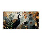 Peacock Nature Canvas Wall Abstract Painting