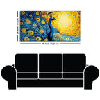 Peacock with Beautiful Feather Canvas Wall Painiting