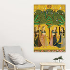 pichwai-art-gopi-dance-canvas-painting-traditional-indian-wall-decor