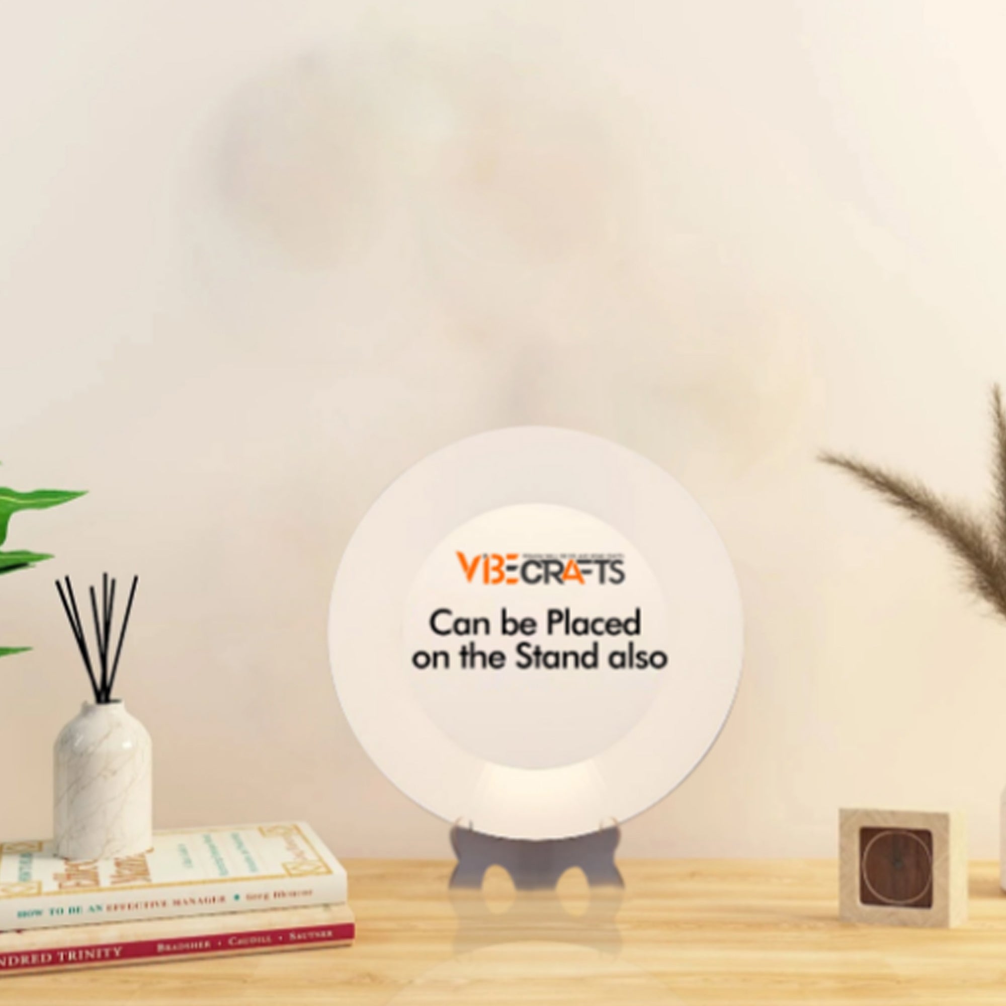 Pichwai Art of Shrinath ji Premium Wall Plates Painting Set of Four