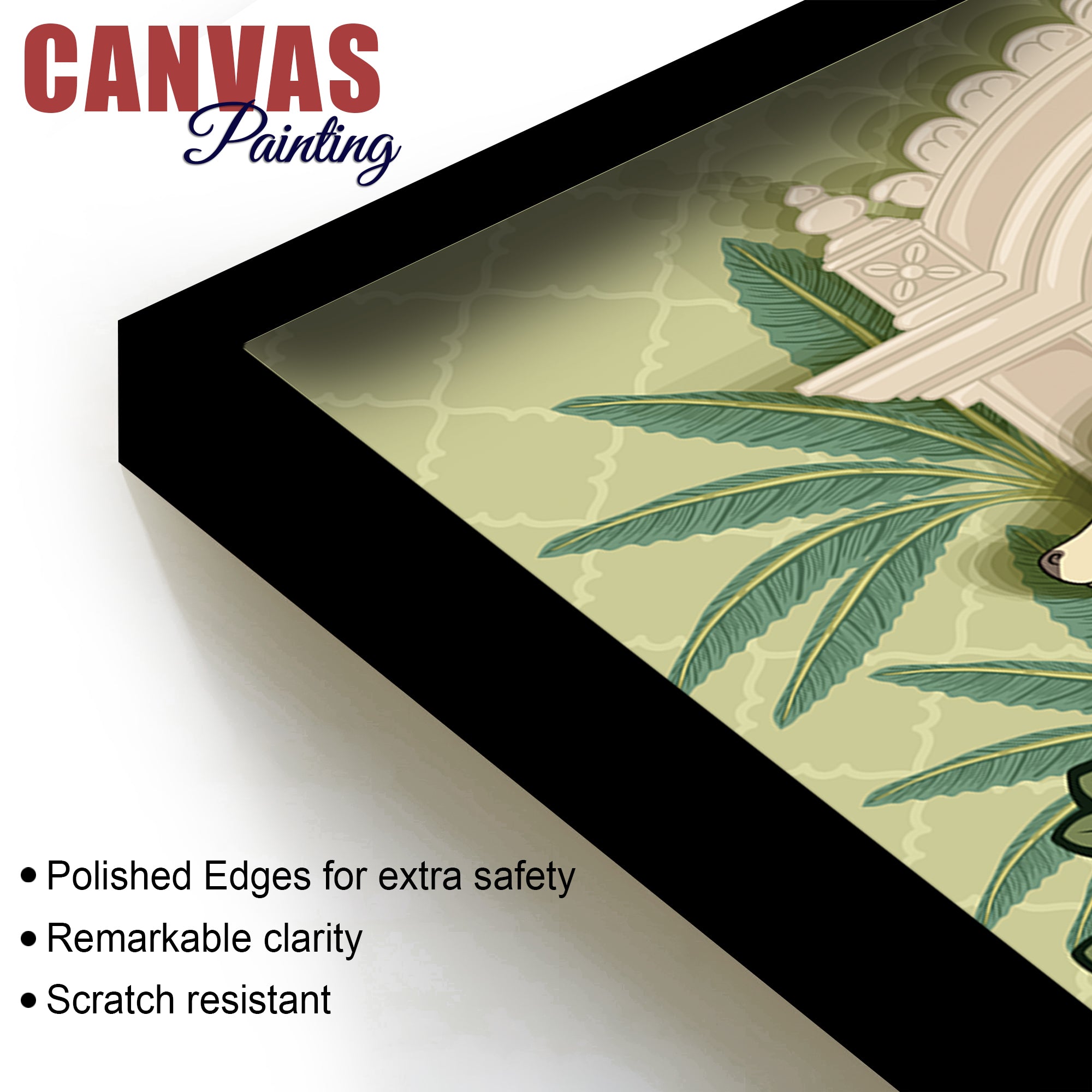 Pichwai Cow Art Canvas Painting | Traditional Indian Wall Décor for Living Room