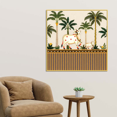 pichwai-cow-calf-wall-painting-spiritual-indian-home-decor