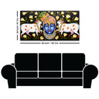 Pichwai Shrinath ji Face Painting | Sacred Cow Spiritual Wall Art