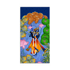 Pichwai Lord Krishna Flute Playing Canvas Wall Painting | Spiritual Indian Art for Home Décor