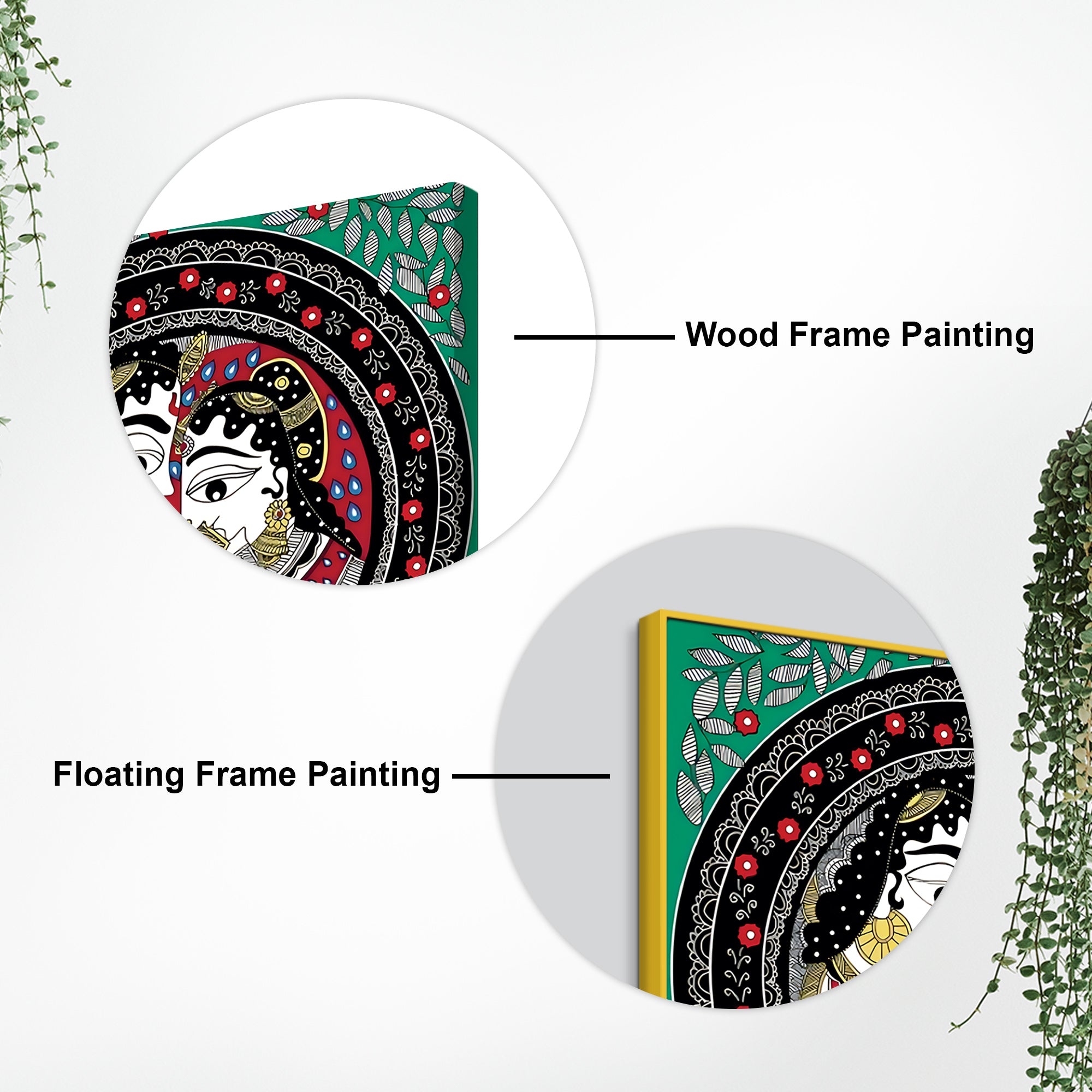 Pichwai Radha Krishna Wall Painting | Ethnic Indian Spiritual Home Decor