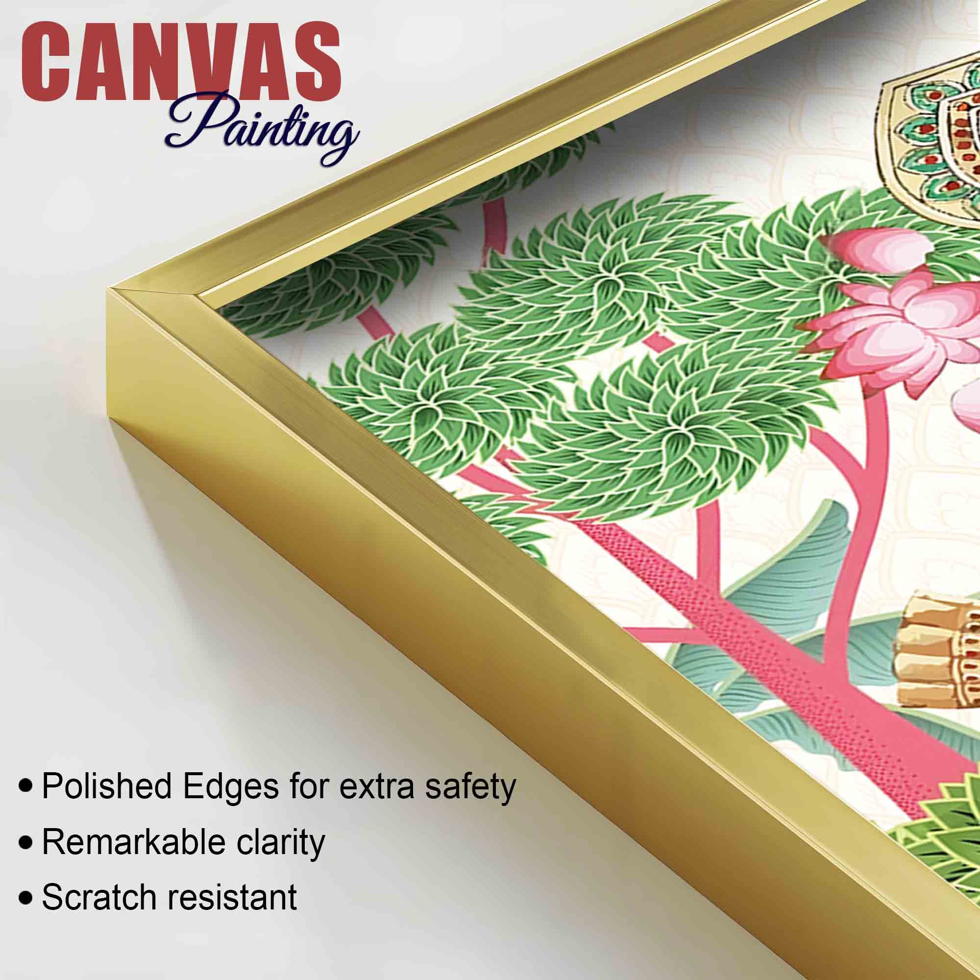 Pichwai Shrinathji Canvas Painting | Traditional Indian Wall Décor