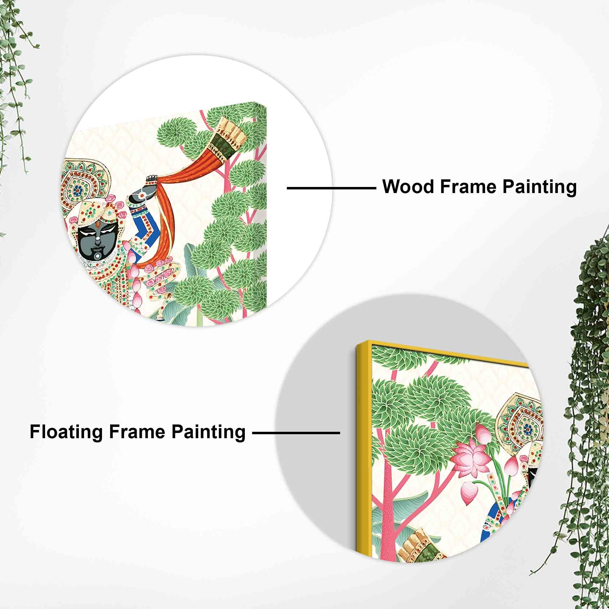 Pichwai Shrinathji Canvas Painting | Traditional Indian Wall Décor