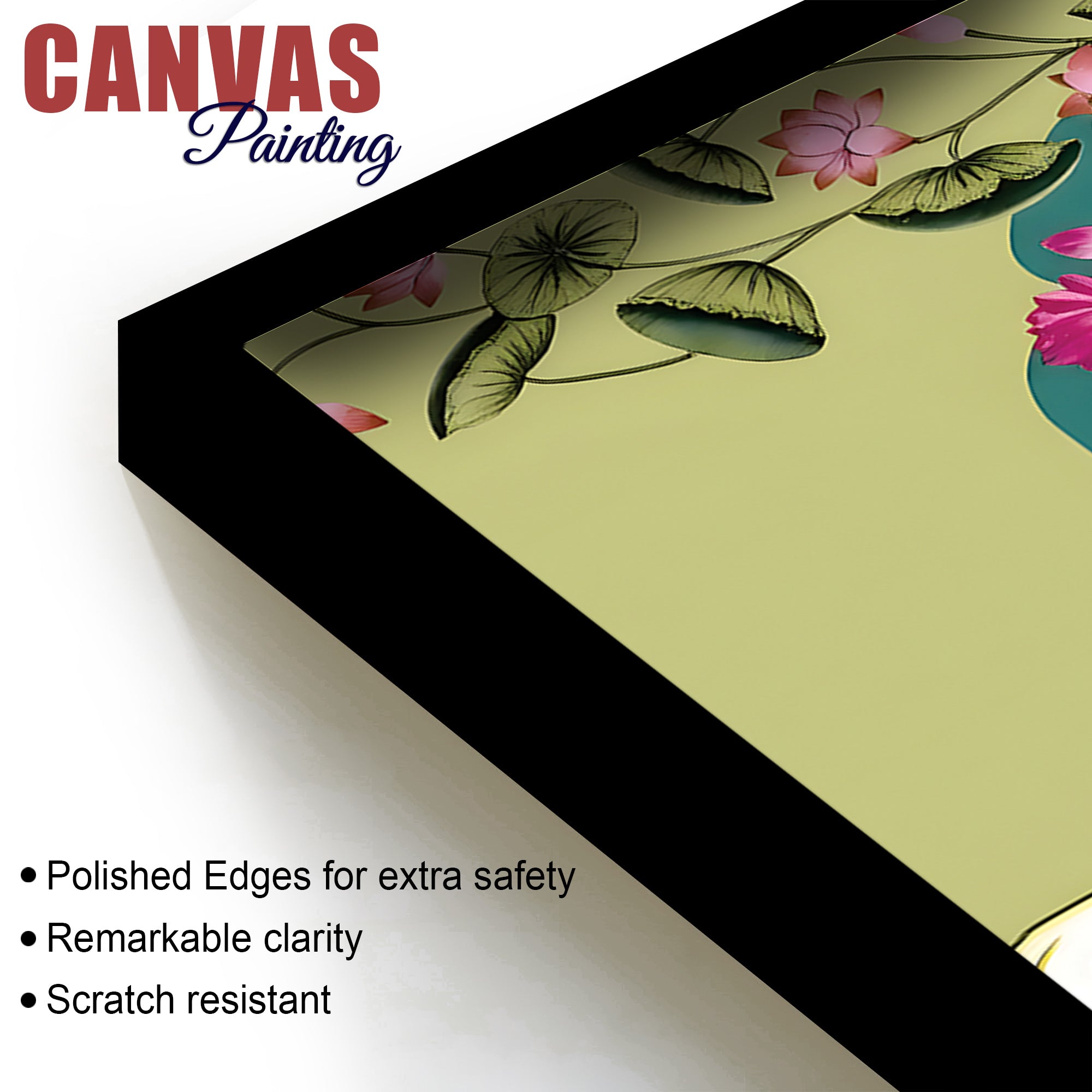 Pichwai Shrinathji with Cow Painting | Hindu Devotional Wall Art