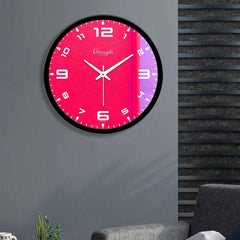 Pink and Purple Dual Tone Premium Wall Clock