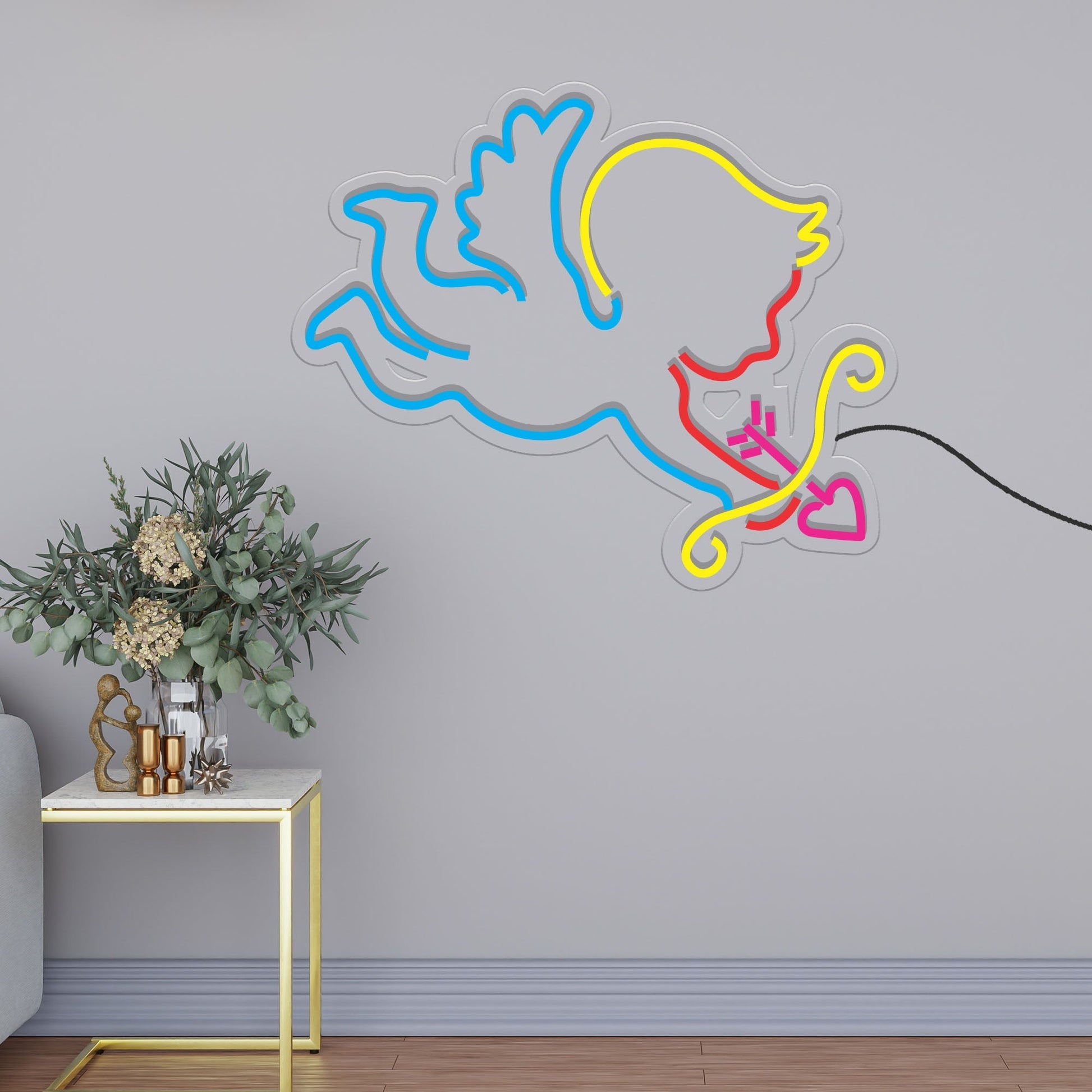 Playing Cupid Neon Sign LED Light