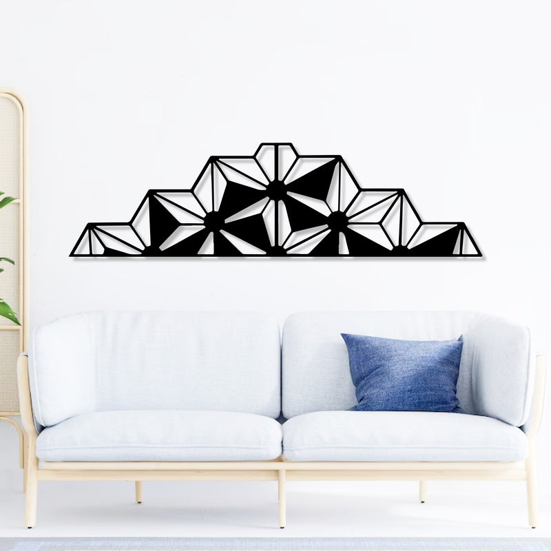 Polaris Divided Abstract Design Metal Art Wall Decor