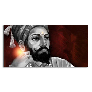 Portrait of Chhatrapati Shivaji Maharaj Wall Painting