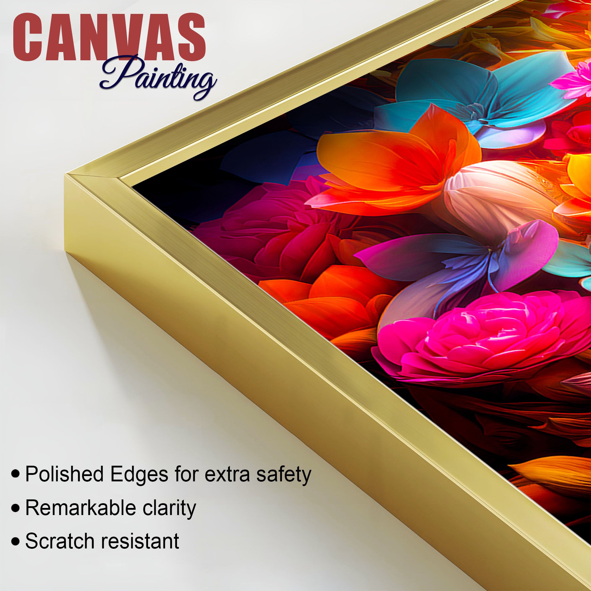 Positive Energy Buddha Wall Painting for Modern Home Interior