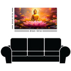 Positive Vibes Gautam Buddha Wall Painting