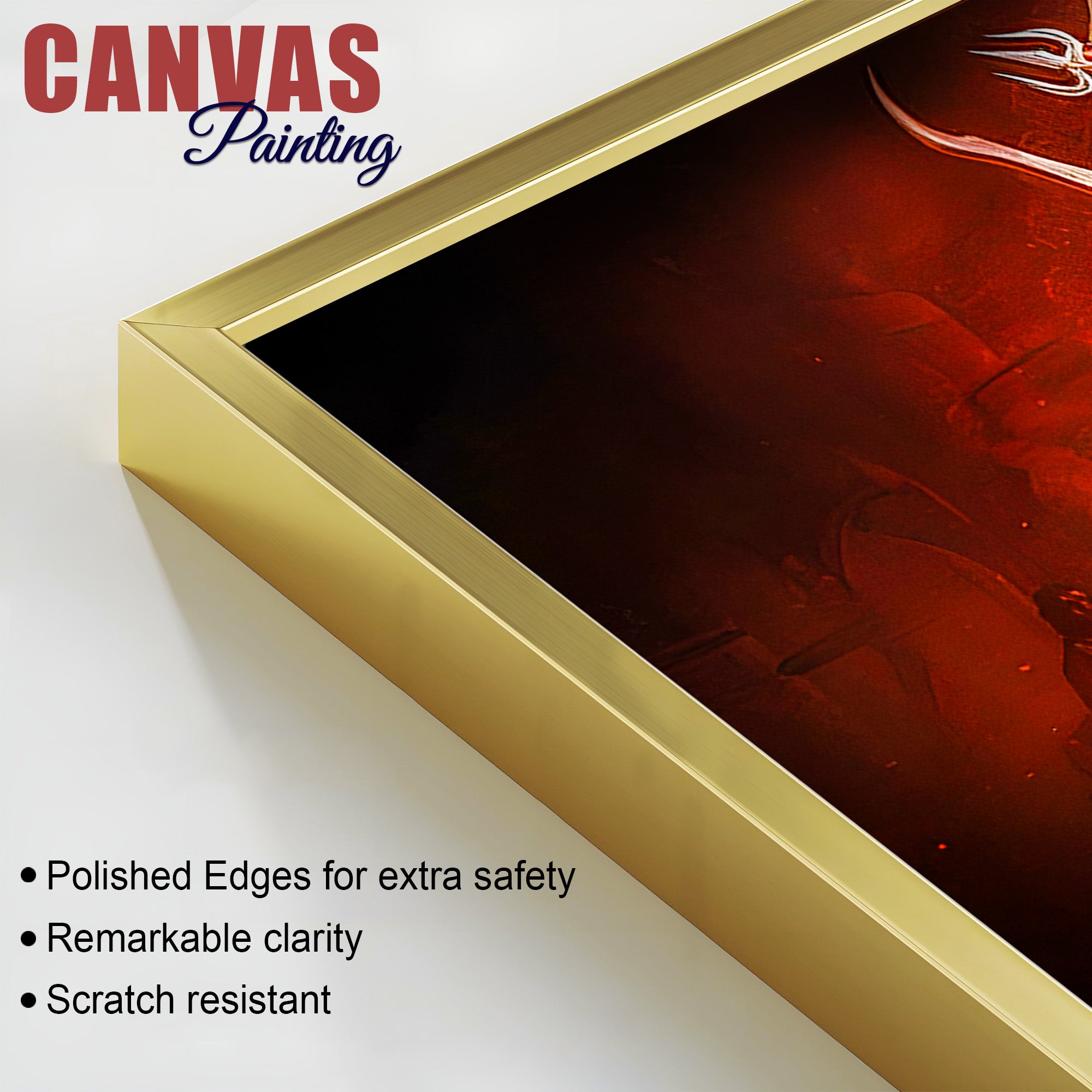 Powerful Goddess Durga Wall Canvas Painting