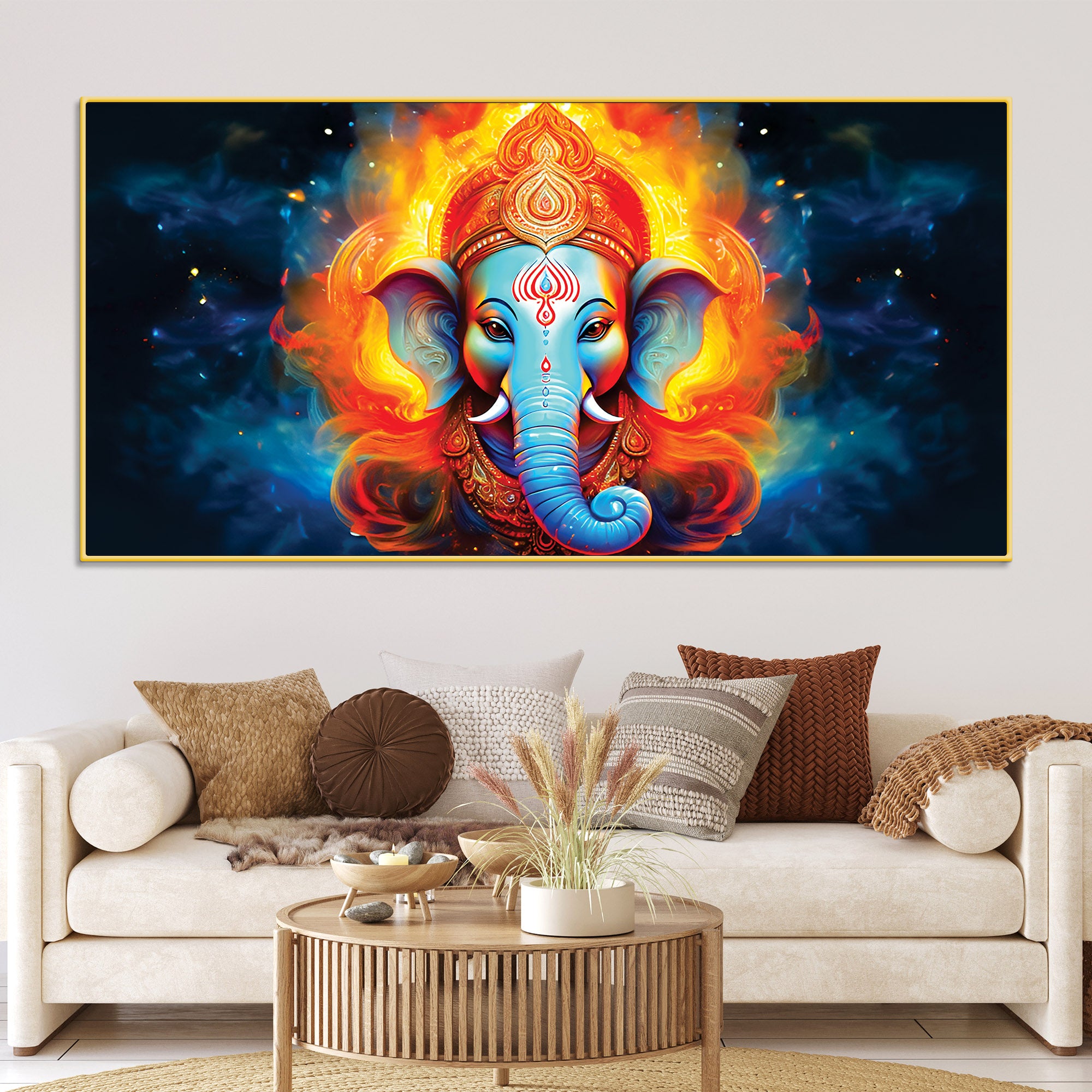 powerful-lord-ganesha-colorful-spiritual-canvas-wall-art-painting