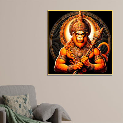  powerful-lord-hanuman-wall-painting-spiritual-hindu-god-canvas-painting