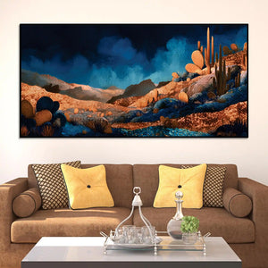 Premium Abstract Desert Canvas Wall Art Painting