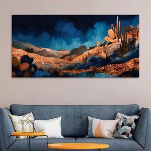 Premium Abstract Desert Canvas Wall Art Painting