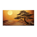 Premium Abstract Desert Tree Canvas Wall Painting