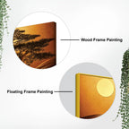 Premium Abstract Desert Tree Canvas Wall Painting