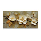 Premium Abstract Flower Branch Canvas Wall Painting for Home Décor