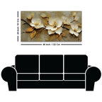 Premium Abstract Flower Branch Canvas Wall Painting for Home Décor