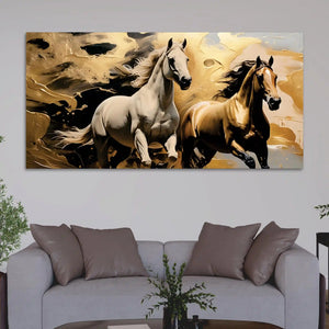 Premium Abstract Horse Canvas Wall Painting