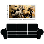 Premium Abstract Horse Canvas Wall Painting