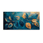Premium Abstract Leaf Canvas Painting for Modern Home