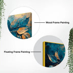 Premium Abstract Leaf Canvas Painting for Modern Home