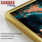 Premium Abstract Leaves Canvas Wall Painting
