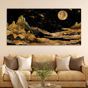 Premium Abstract Mountain Canvas Modern Painting