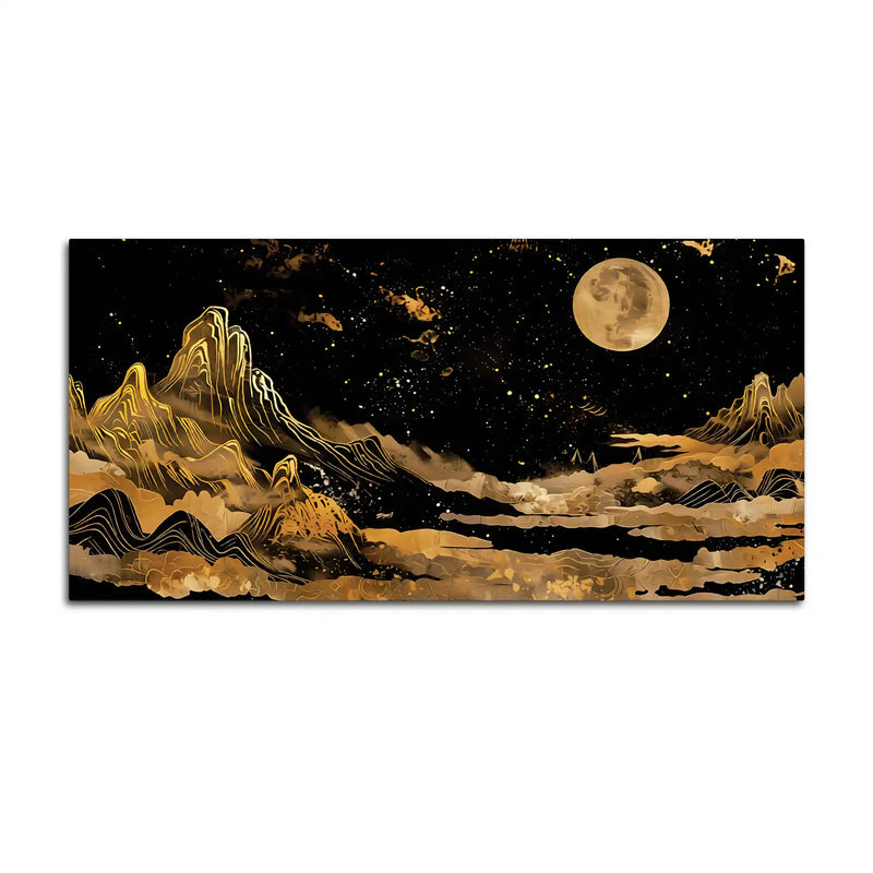 Premium Abstract Mountain Canvas Modern Painting