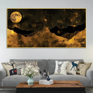 Premium Abstract Mountain Canvas Painting  for Luxury Décor