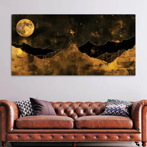 Premium Abstract Mountain Canvas Painting  for Luxury Décor