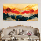 premium-abstract-mountain-sunset-canvas-painting
