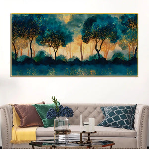 Premium Abstract Nature Canvas Painting for Home & Office Décor
