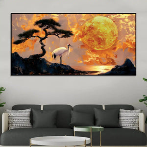 Premium Abstract Nature Canvas Wall Art Painting for Living Room