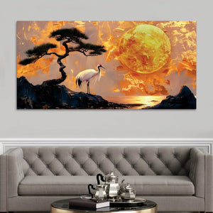 Premium Abstract Nature Canvas Wall Art Painting for Living Room