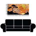 Premium Abstract Nature Canvas Wall Art Painting for Living Room
