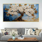 Premium Abstract Tree Canvas Painting for Bedroom Decor