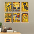 premium-animal-and-floral-painting-wall-frame-set-of-six-for-wall-decor