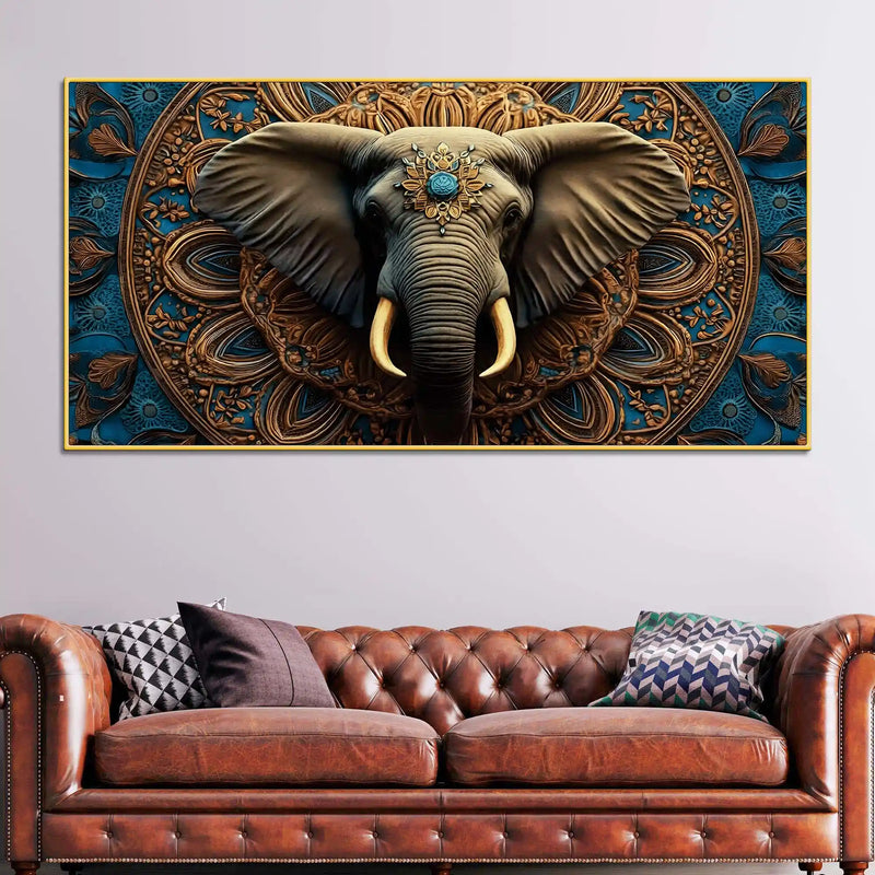 premium-artistic-elephant-head-mandala-canvas-wall-painting-for-home