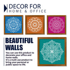 Premium Artistic Pattern Mandala Art Wall Frame Set of Four