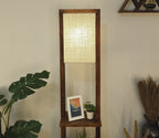 Premium Biped Brown Artistic Wooden Floor Lamp